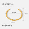 Wholesale Ladies Geometric Retro Zircon Stainless Steel Electroplated Bracelet Jewelry