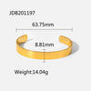 Wholesale Ladies Geometric Retro Zircon Stainless Steel Electroplated Bracelet Jewelry