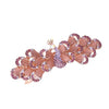 Wholesale Ladies Hair Accessories Alloy Nickelfree Plated Electroplated Cat's Eye Flower Hair Clip