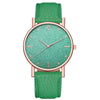 Wholesale Ladies Leisure Quartz Watches With Starry Design Alloy Case Imitation Leather Belt And Round Dial