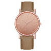 Wholesale Ladies Leisure Quartz Watches With Starry Design Alloy Case Imitation Leather Belt And Round Dial