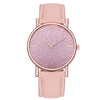 Wholesale Ladies Leisure Quartz Watches With Starry Design Alloy Case Imitation Leather Belt And Round Dial