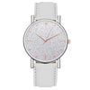 Wholesale Ladies Leisure Quartz Watches With Starry Design Alloy Case Imitation Leather Belt And Round Dial