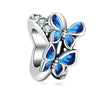Wholesale Ladies Metal Beaded Bracelet Accessories With Oil Painting Butterfly Dragonfly And Totem Pattern Electroplated