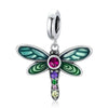 Wholesale Ladies Metal Beaded Bracelet Accessories With Oil Painting Butterfly Dragonfly And Totem Pattern Electroplated