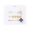 Wholesale Ladies Plastic Resin Retro Butterfly Love Hairpin With Cute Design And Manual Processing