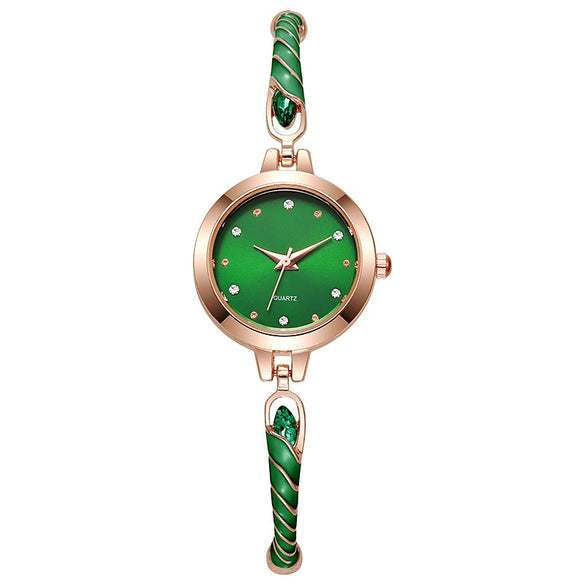 Wholesale Ladies Quartz Watch Alloy Material Round Dial Leisure Style