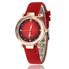 Wholesale Ladies Quartz Watch With Frosted Imitation Leather Strap Alloy Case Round Dial And Luminous Pointer