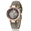 Wholesale Ladies Quartz Watch With Frosted Imitation Leather Strap Alloy Case Round Dial And Luminous Pointer
