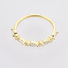 Wholesale Ladies S925 Sterling Silver Stacked Crown Ring With Electroplating For Wedding