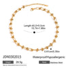 Wholesale Ladies Stainless Steel And Titanium Steel Handmade Electroplated Necklace