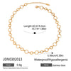 Wholesale Ladies Stainless Steel And Titanium Steel Handmade Electroplated Necklace