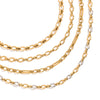 Wholesale Ladies Stainless Steel And Titanium Steel Handmade Necklace With Electroplating Light Luxury And Joker Pattern
