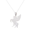 Wholesale Ladies Stainless Steel Animal Pendant Ochain Necklace With Electroplating