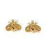 Wholesale Ladies Stainless Steel Bee Insect Earrings With 18K Electroplated Color Retaining Vacuum Plating In Furnace