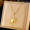 Wholesale Ladies Stainless Steel Heartshaped Pendant Necklace With Electroplating Process And Vintage Design