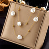 Wholesale Ladies Stainless Steel Heartshaped Pendant Necklace With Electroplating Process And Vintage Design