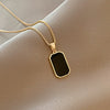 Wholesale Ladies Stainless Steel Heartshaped Pendant Necklace With Electroplating Process And Vintage Design