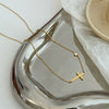 Wholesale Ladies Stainless Steel Heartshaped Pendant Necklace With Electroplating Process And Vintage Design