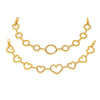 Wholesale Ladies Stainless Steel Love Circle Stitching Chain Bracelet With 5A Zircon Geometric Pattern Electroplating Light Luxury Temperament