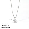 Wholesale Ladies Titanium Steel Pendant Necklace With Geometric Design And Electroplating Treatment