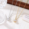 Wholesale Ladies Titanium Steel Pendant Necklace With Geometric Design And Electroplating Treatment