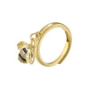 Wholesale Lady's Copper Ring Inlaid With Colored Diamond Featuring Fruit Insect Animal Zodiac Patterns And Zirconia Design