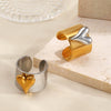 Wholesale Lady's Heartshaped Electroplated Stainless Steel Ring