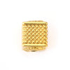 Wholesale Lantern Pumpkin Square Cut Flower Through Hole Stainless Steel Vacuum Plated Electroplated Beads For Diy Jewelry