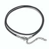 Wholesale Lanyard Necklace Stainless Steel Geometric Handmade Minimalist Wax Rope Leather Rope Pendant