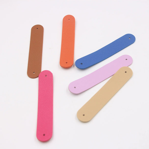 Wholesale Leather Accessories With Bear Little Pig Small Animal Printed Mobile Phone Case Pendant Wristband Buckle For Handbag