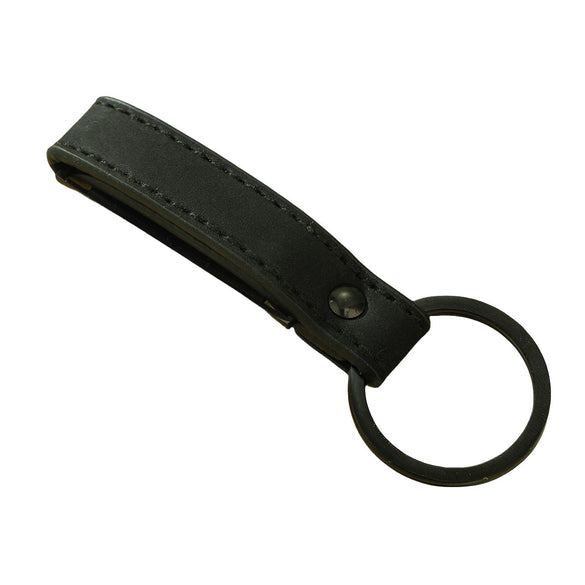 Wholesale Leather And Stainless Steel Hand Knitting Keychain Lanyard Ring With Antifading Metal Ring Original Design