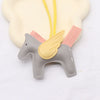 Wholesale Leather Cartoon Small Pegasus Pattern Creative Sturdy Backpack Keychain Pendant