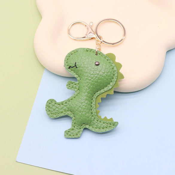 Wholesale Leather Dinosaur Key Chain For Middle School Students