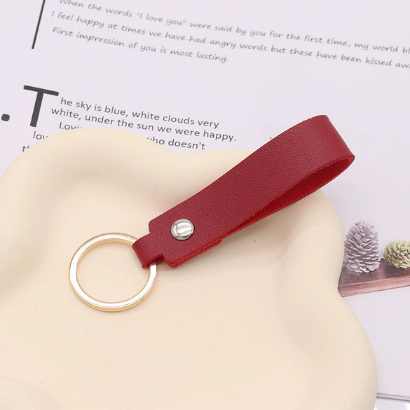 Wholesale Leather Key Chain Creative Pendant Modern Simplicity Style