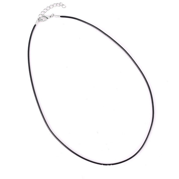 Wholesale Leather Rope Necklace Accessories Lanyard Diy Pendant Rope Handmade Wax Line Necklace Rope