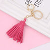 Wholesale Leather Tassel Keychain Pu Leather Bag Pendant Clothing Accessories