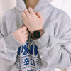 Wholesale Led Electronic Couple Watch Plastic Case Stainless Steel Buckle Silicone Strap Round Dial Leisure Style