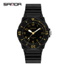 Wholesale Leisure Style Resin Case And Strap Round Dial Female Watch