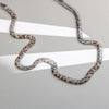 Wholesale Leopard Print Geometric Snake Bone Chain Electroplated Clavicle Necklace For Women