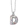 Wholesale Letter Necklace Copper O Shaped Chain Electroplating Unisex