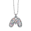 Wholesale Letter Necklace Copper O Shaped Chain Electroplating Unisex