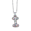 Wholesale Letter Necklace Copper O Shaped Chain Electroplating Unisex