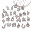 Wholesale Letter Necklace Copper O Shaped Chain Electroplating Unisex