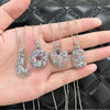 Wholesale Letter Necklace Copper O Shaped Chain Electroplating Unisex