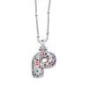 Wholesale Letter Necklace Copper O Shaped Chain Electroplating Unisex