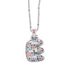 Wholesale Letter Necklace Copper O Shaped Chain Electroplating Unisex