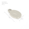 Wholesale Letter Pendant Jewelry Accessories Stainless Steel Oval Doublesided Polished