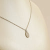 Wholesale Letter Pendant Jewelry Accessories Stainless Steel Oval Doublesided Polished
