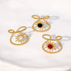 Wholesale Light And Luxurious Women's Stainless Steel Geometric Ring Gold Plated Electroplated